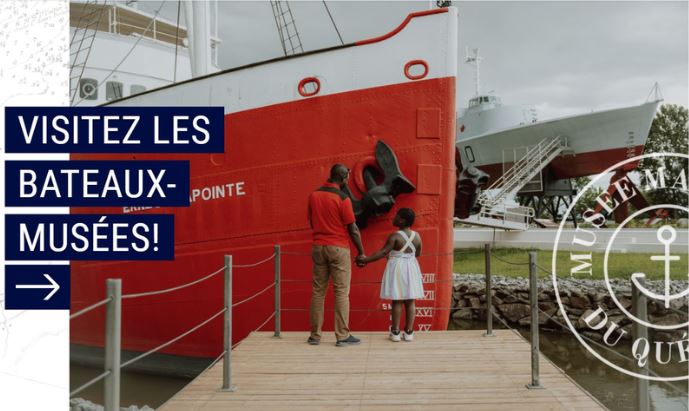 Le premier dimanche de juin, l’entrée au Musée maritime du Québec est gratuite