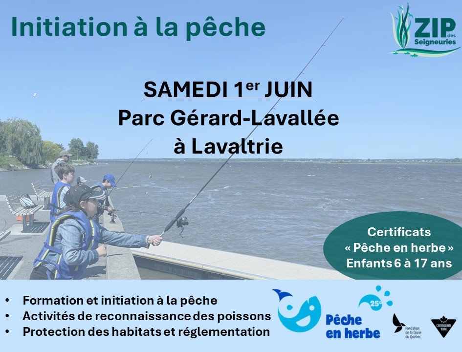 Initiation à la pêche à Lavaltrie